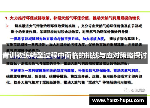 青训教练转型过程中面临的挑战与应对策略探讨
